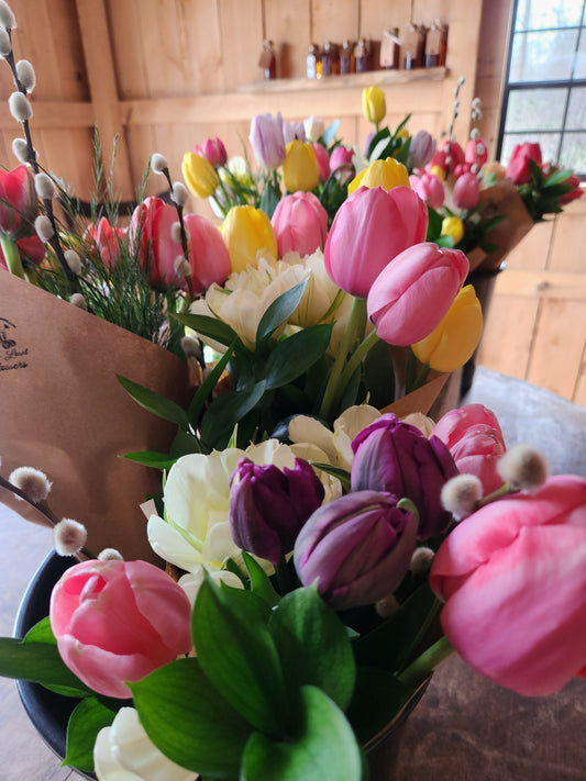 Winter Tulip Bouquet